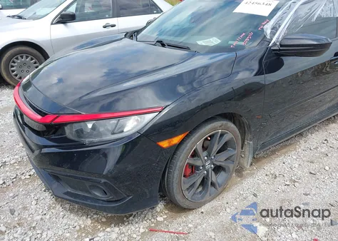 2019 Honda Civic Sport z USA, uszkodzony, nr VIN 2HGFC2F82KH503510